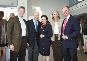 Board member Nat Barnum, Mark Camel, MD, ONS Foundation Vice-President Vicki Tananbaum, Barb McKee and Board member Casey McKee.