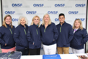 Stephani Dunn Ashley, Arlene Viscomi, Sue Plant, ONSF Director, Jackie Hvolbeck, Luis Leon and Samantha Mastroberti