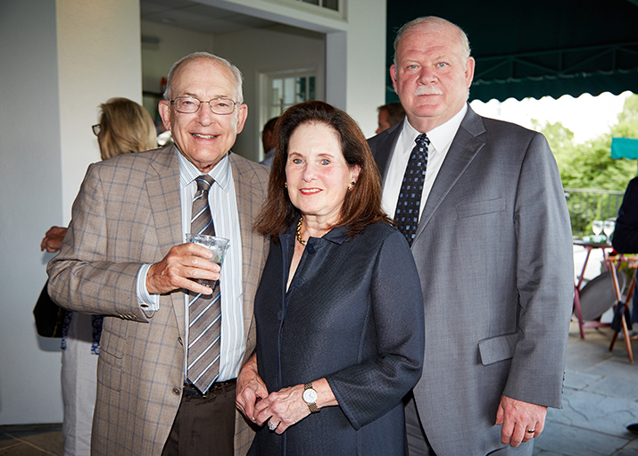 Harold Tananbaum, Vicki Leeds Tananbaum, ONSF Vice President and Norman Roth, President Greenwich Hospital 