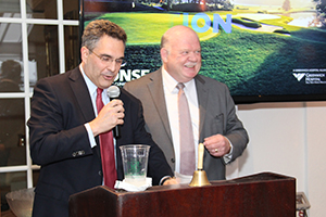 Dr. Paul Apostolides, Chief of Staff Greenwich Hospital, Noman Roth, President Greenwich Hospital