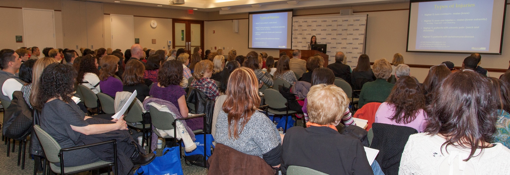 Alicia Hirscht, DPT, Presenting to a Packed House