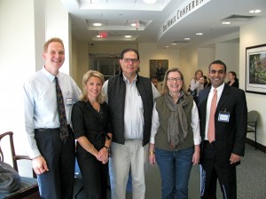Dr. Scott Sullivan, Nicole Velaj, Alex and Patricia Velaj and Dr. Paul Sethi at the 2011 ONS Foundation Conference.