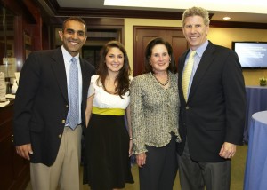 ONS Foundation President Paul Sethi, Foundation Coordinator Leslie Pinto, Golf Outing Co-Chair Vicki Leeds Tananbaum and Board member Nathaniel Barnum.