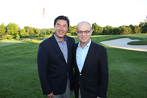 Dr. Michael Clain, Golf Outing Co-Chair and Dr. Ben Peng