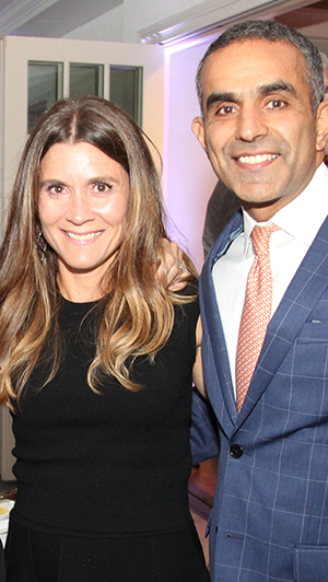 Amy Sethi, Auction Chair & Paul Sethi, MD