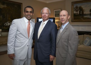 ONS Foundation President Paul Sethi, MD, President and CEO of Greenwich Hospital, Frank Corvino and, Greenwich Hospital Vice President Brian Doran, MD.